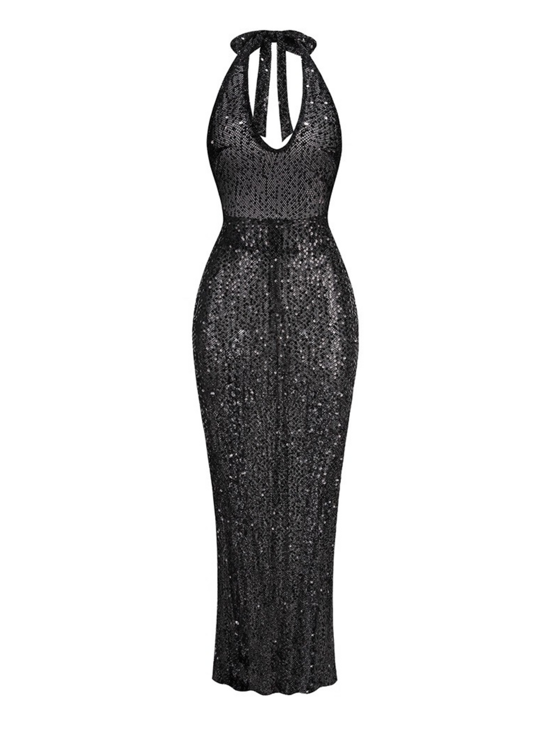 Alice Backless Sequin Maxi Dress Alice Backless Sequin Maxi Dress