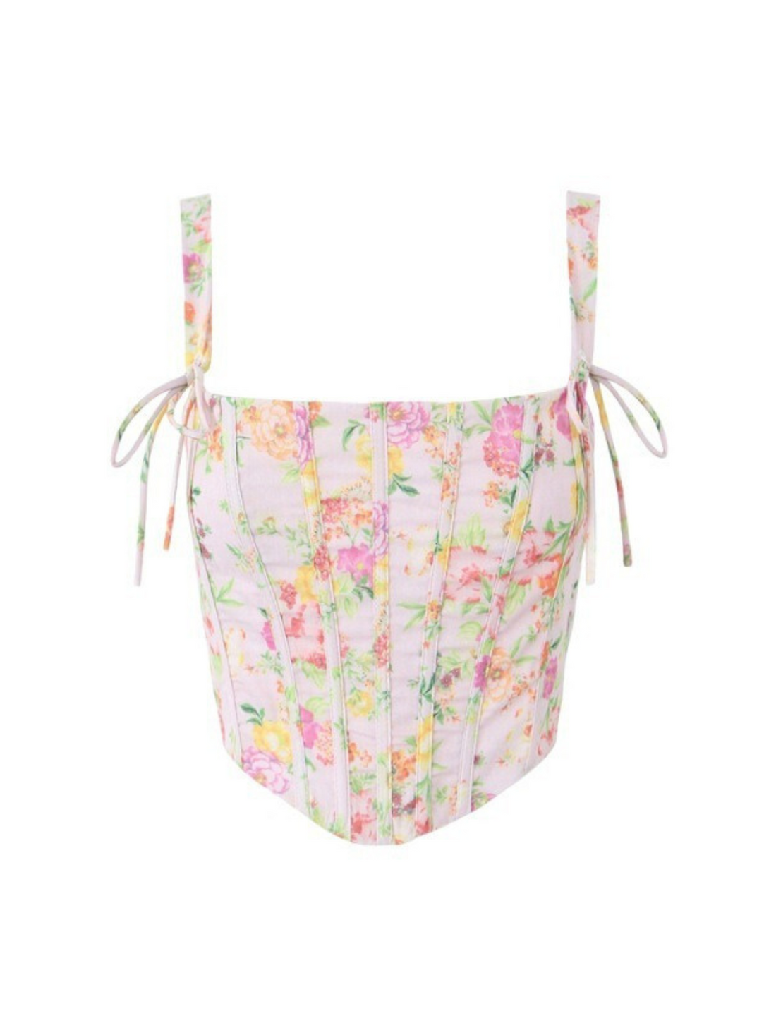 Remingtyn Floral Strapless Dress & Corset Set