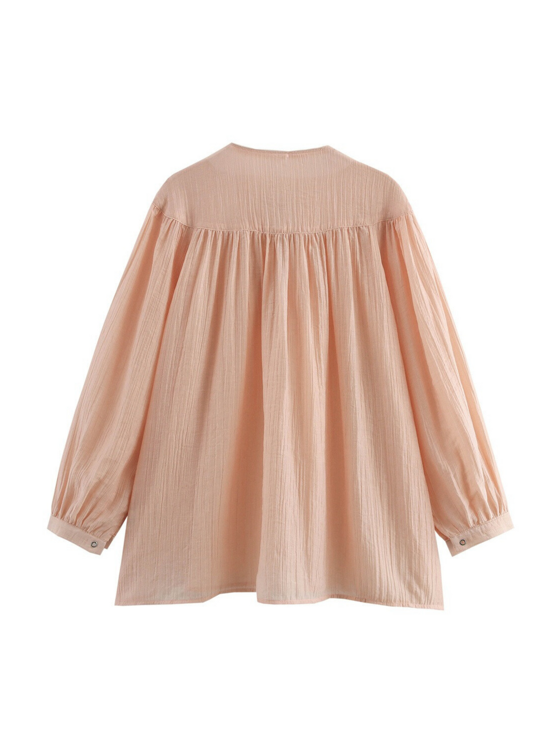 Heaven Crinkled Tie-Front Top