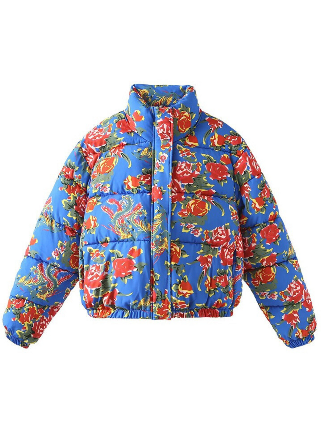 Summer Floral Padded Jacket