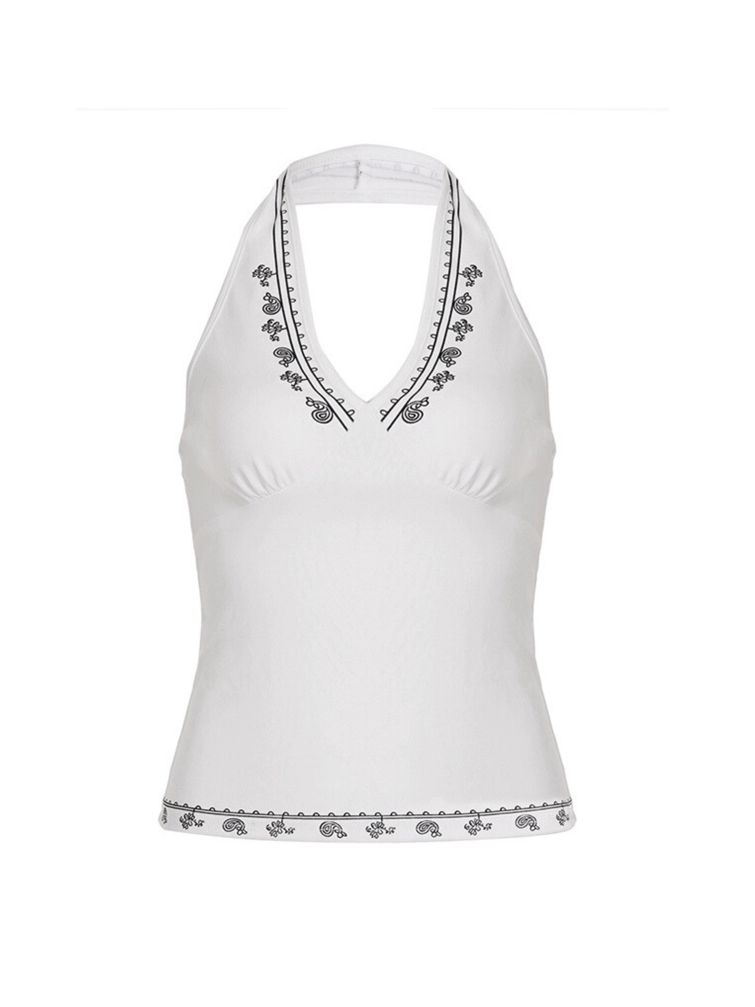Sanya Embroidered Halter Top