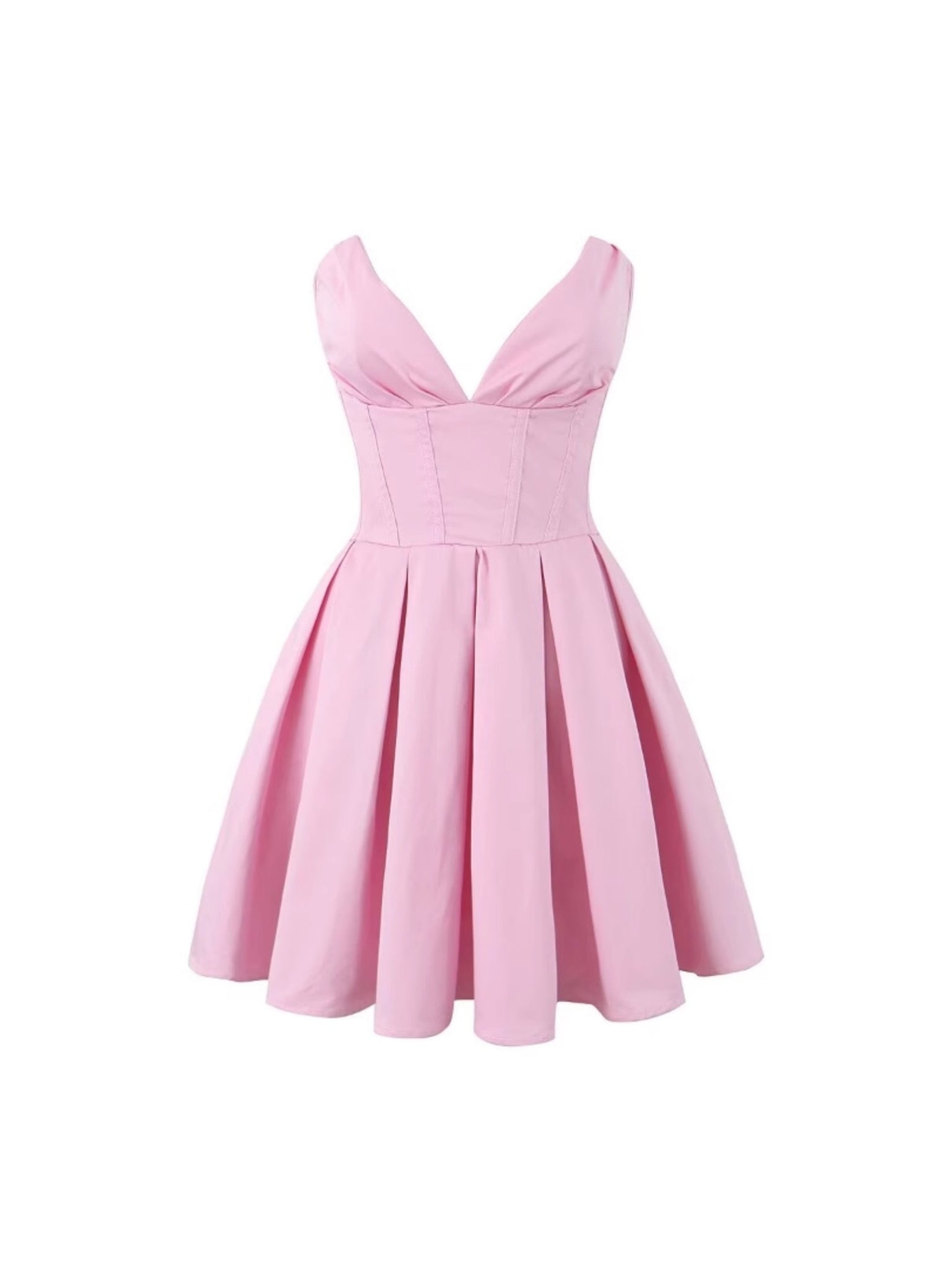 Thora Corset Pleated Dress