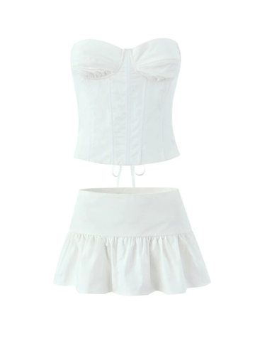 Natania Corset Top & Mini Skirt Set