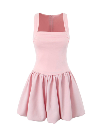 Annette Square Neck Mini Dress