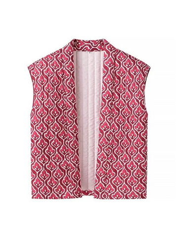 Kalee Printed Padded Vest