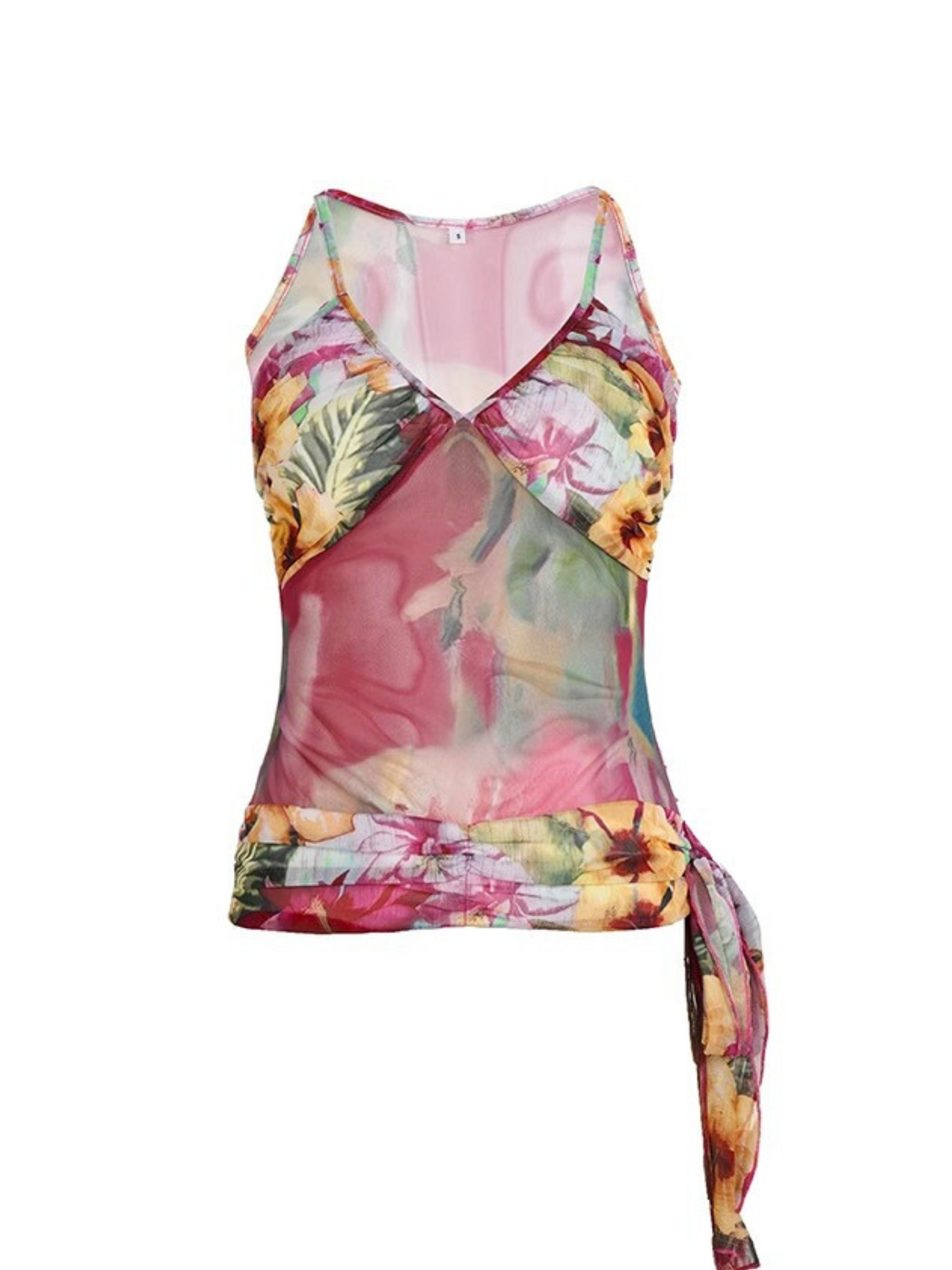 Eily Tropical Mesh Top