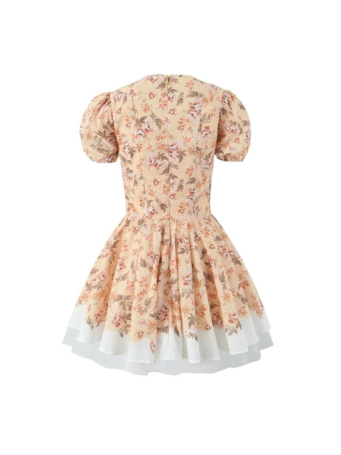 Clarisse Puff Sleeve Floral Mini Dress