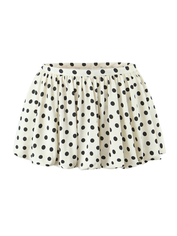 Abriella Polka Dot Mini Skirt
