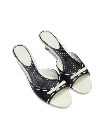 Marbella Bow Sandals in Black