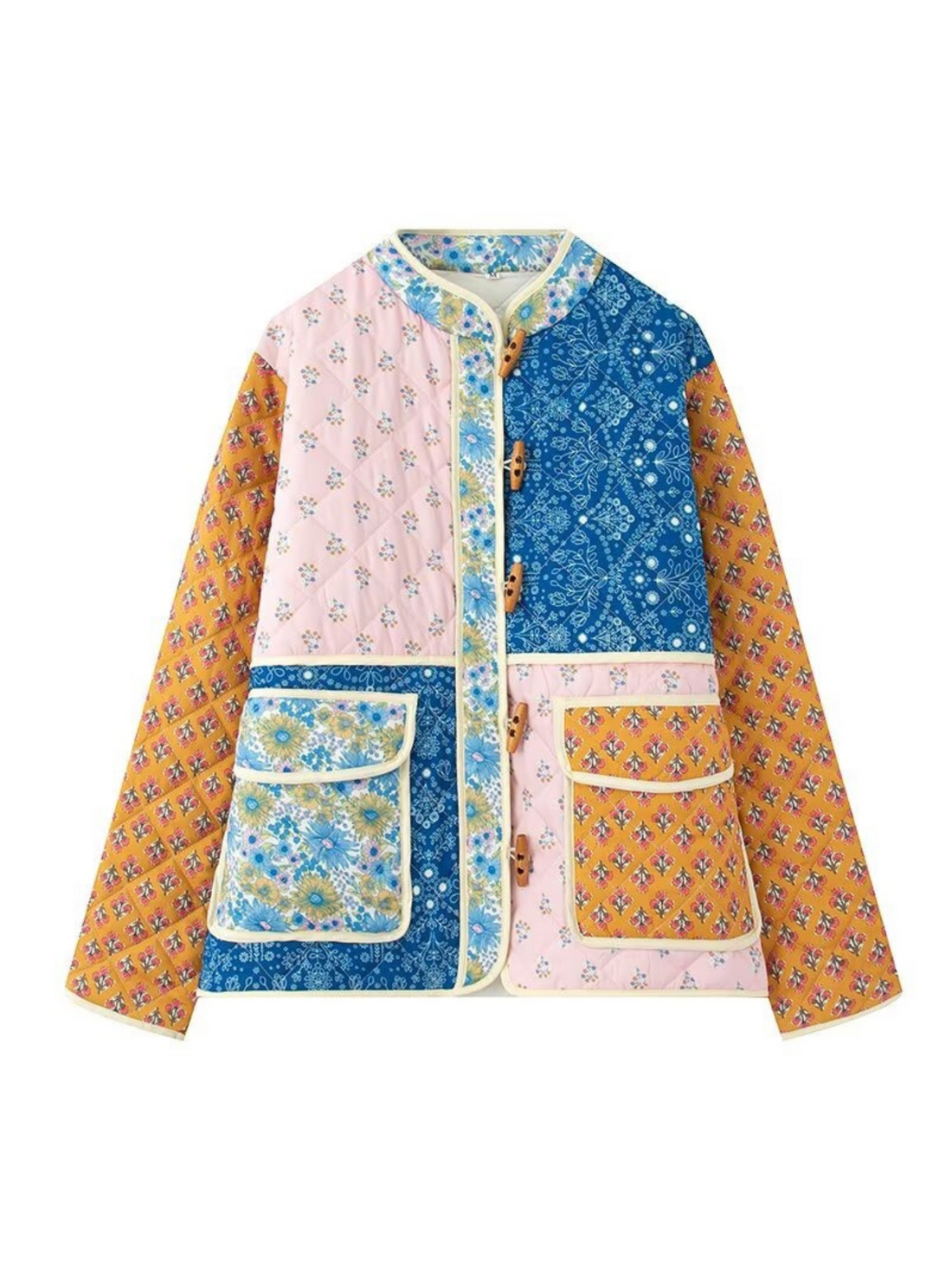 Roxy Vintage Patchwork Quilted Jacket
