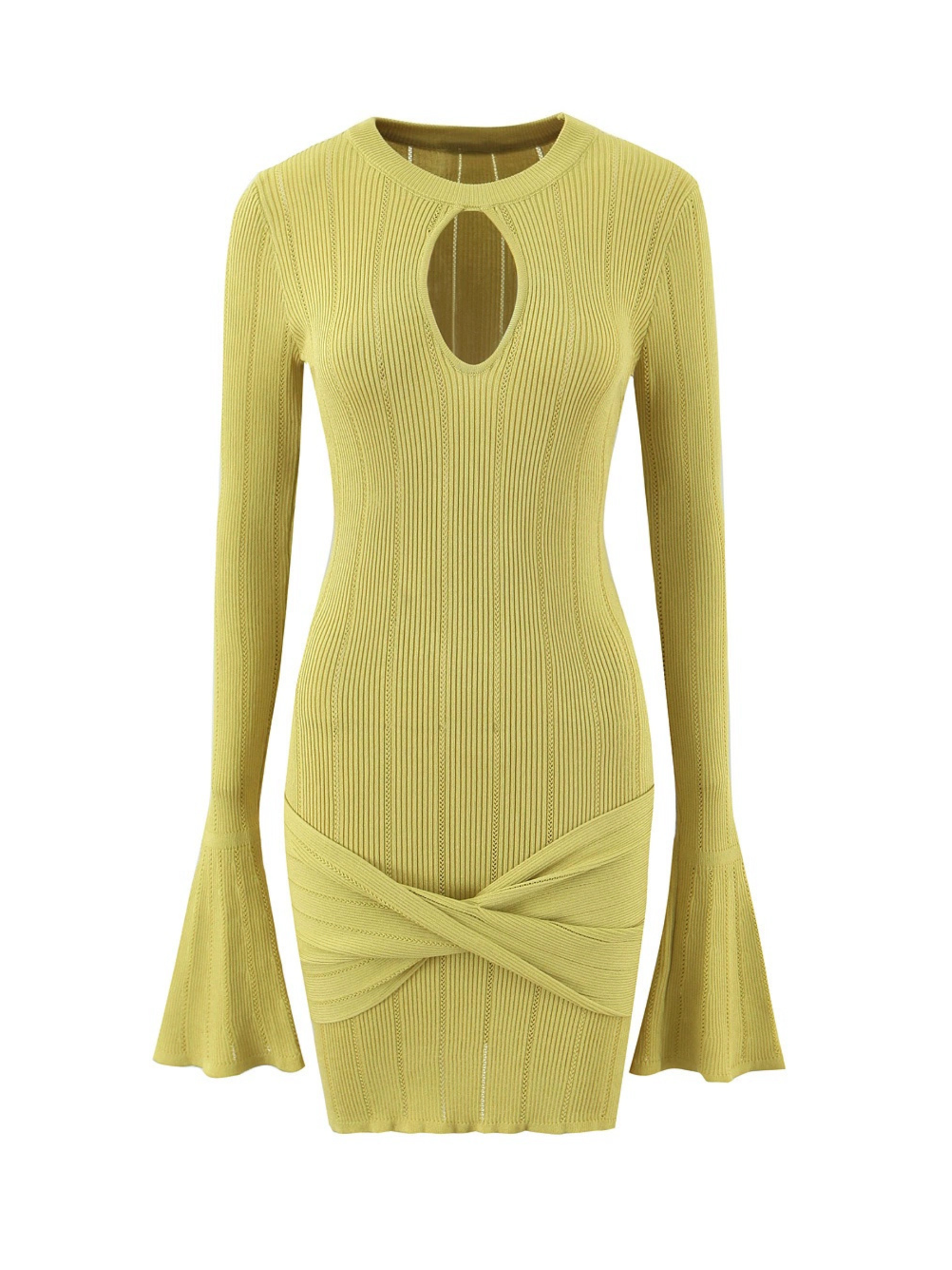 Raylyn Cut-Out Knit Mini Dress