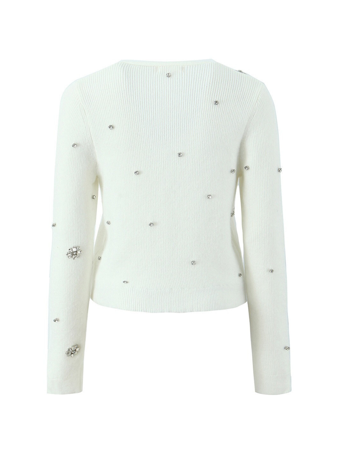 Myracle Rhinestone Bow Cardigan