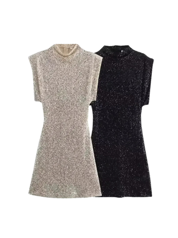 Ameria Sequin Mini Dress