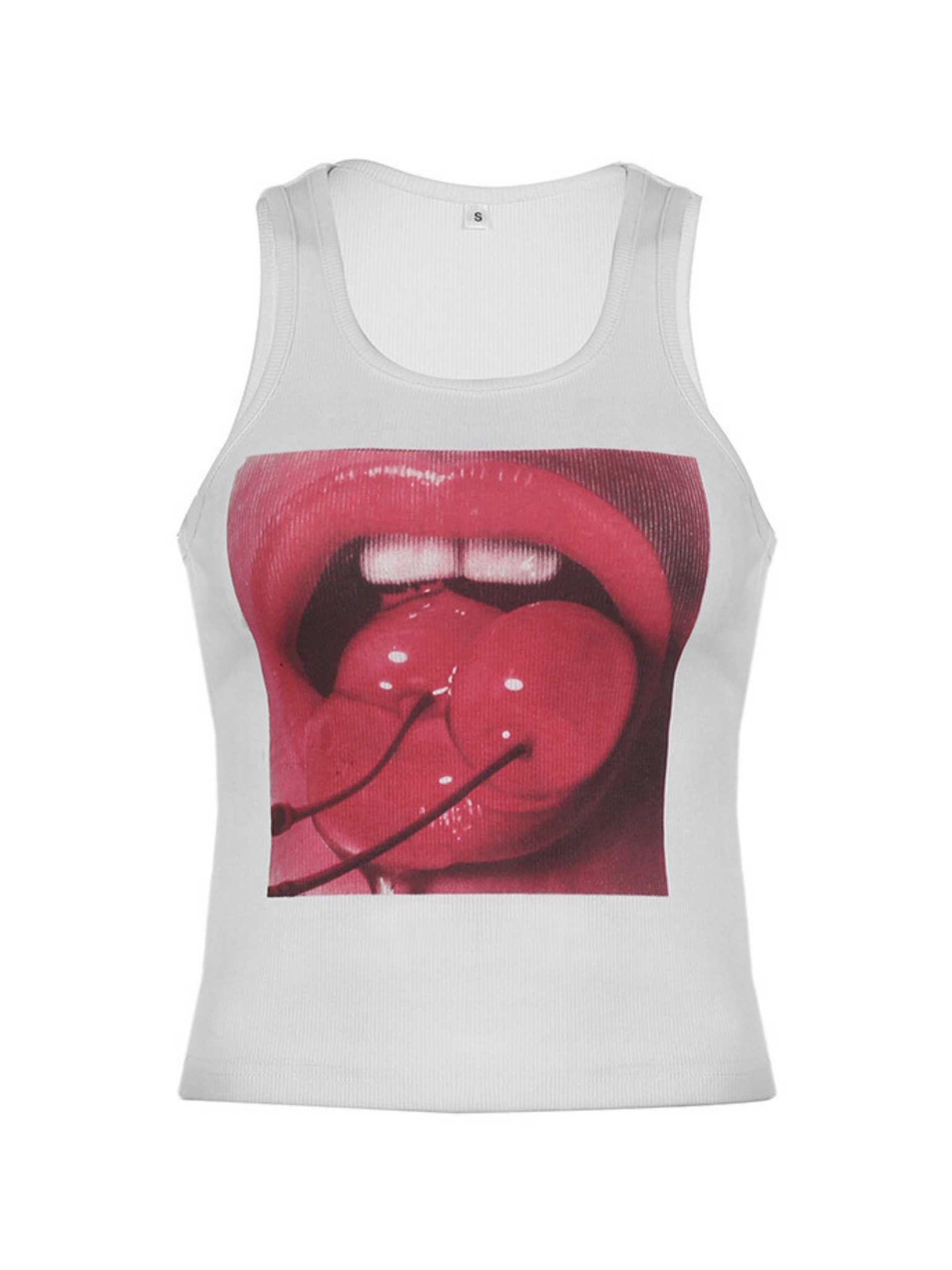 Emmanuelle Printed Knit Tank Top