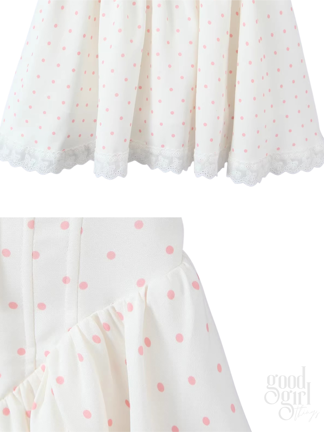 Jacee Ditsy Dot Corset Mini Dress