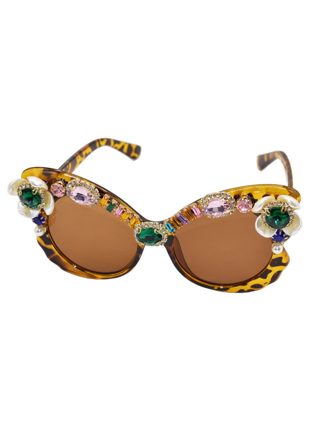 Taraji Crystal Embellished Sunglasses
