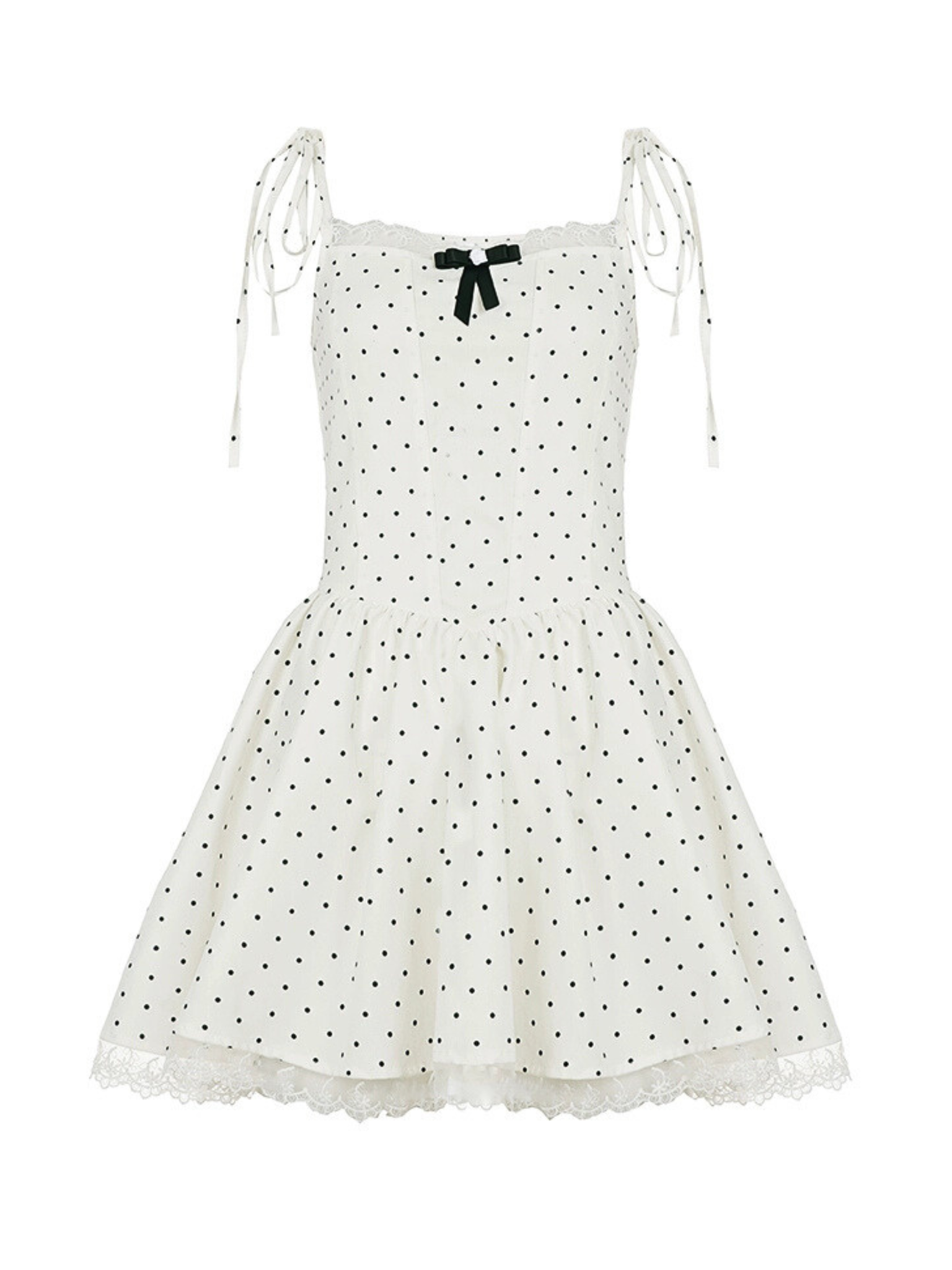 Quincy Bow Polka Dot Dress