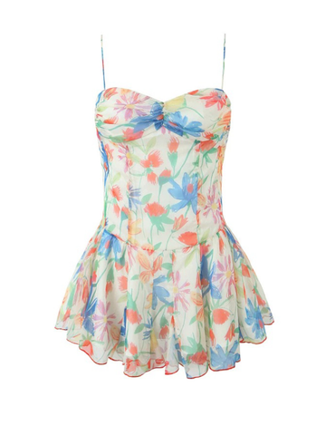 Arlie Strappy Floral Mini Dress