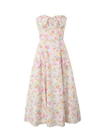 Remingtyn Floral Strapless Dress & Corset Set