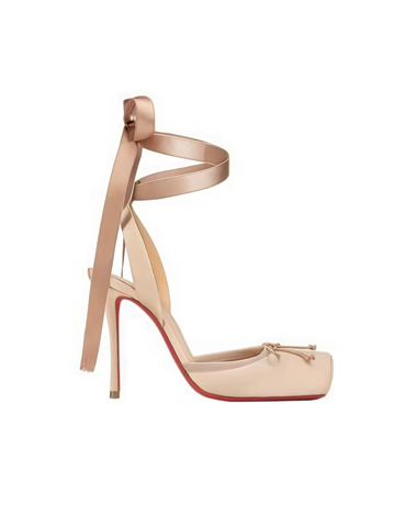 Venice Lace Up Ballet Heels