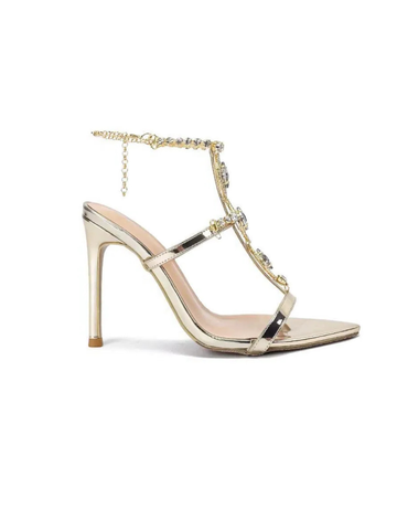Joely Rhinestone Stiletto Sandals