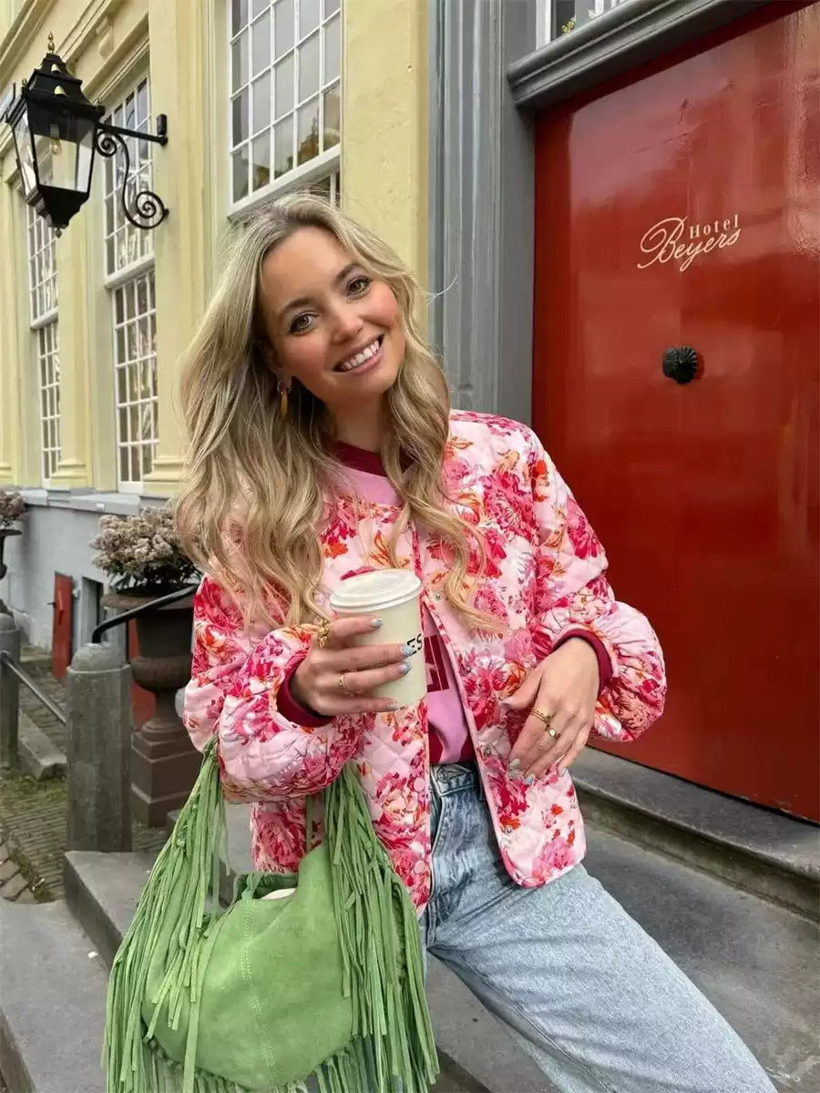 Jade Floral Jacket