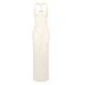 Hunter Sequin Backless Maxi Dress - Off-White [S94O9Q3V]