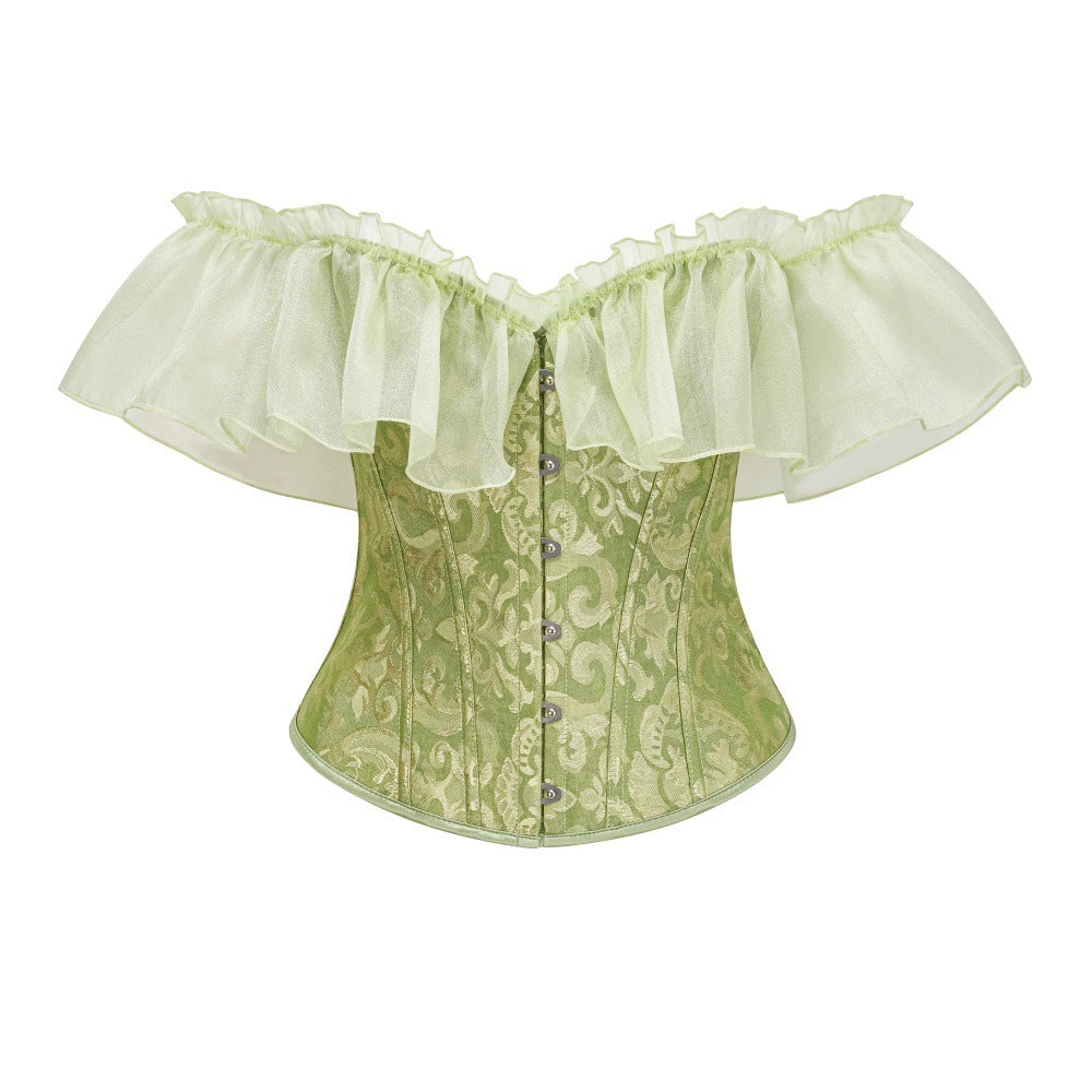 Solana Strapless Corset Mini Dress - Green [33GOBABX]
