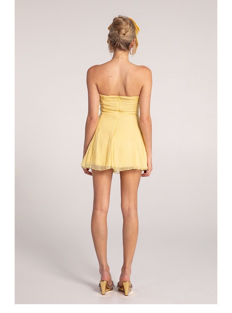 Aurelia Cut-Out Strapless Mini Dress Aurelia Cut-Out Strapless Mini Dress