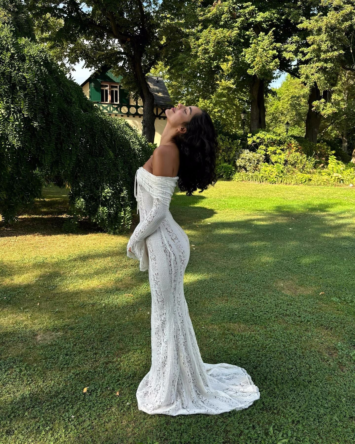 long lace off the shoulder dress Off the Shoulder Black Blue Long Prom Dresses, Off Shoulder Long Lace jbydress