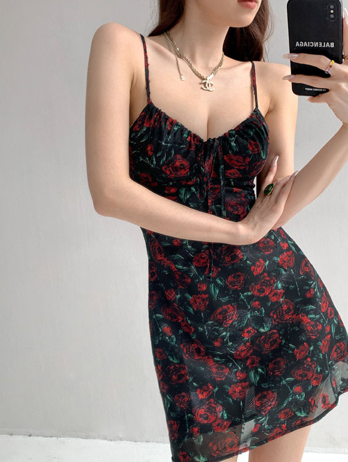 emmie mesh mini dress Superdown Emmie Mesh Mini Dress