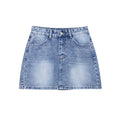 Kenzy High-Waist Denim Mini Skirt - Blue [BMYB3AI1]