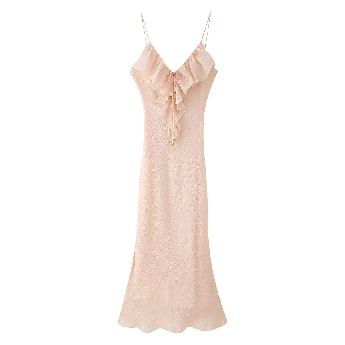 Sinai Tiered Slip Midi Dress - Light Pink [S3105SPL]