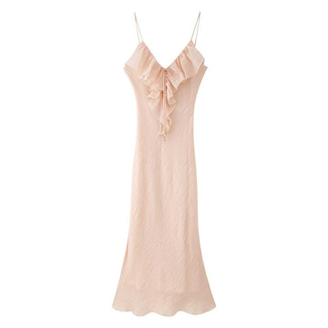 Sinai Tiered Slip Midi Dress - Light Pink [S3105SPL]