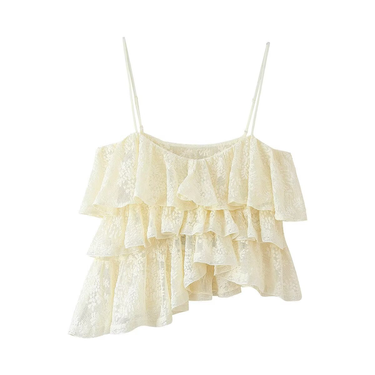 Mai Backless Lace Cami - Light Yellow [SVQUKQX8]