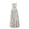 Lelani French Floral Midi Dress - Apricot Blossom [2CIK63GF]