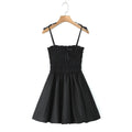 Renesmee Backless Bow Mini Dress - Black [T98KAU9N]
