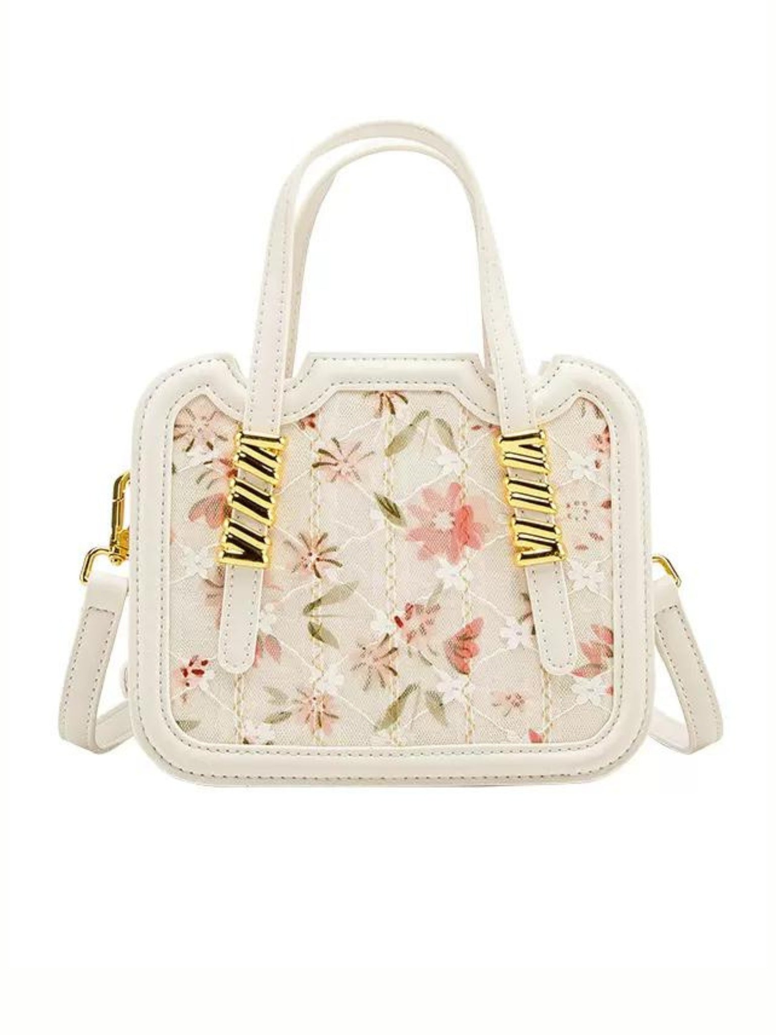 Sheila Floral Mini Square Handbag