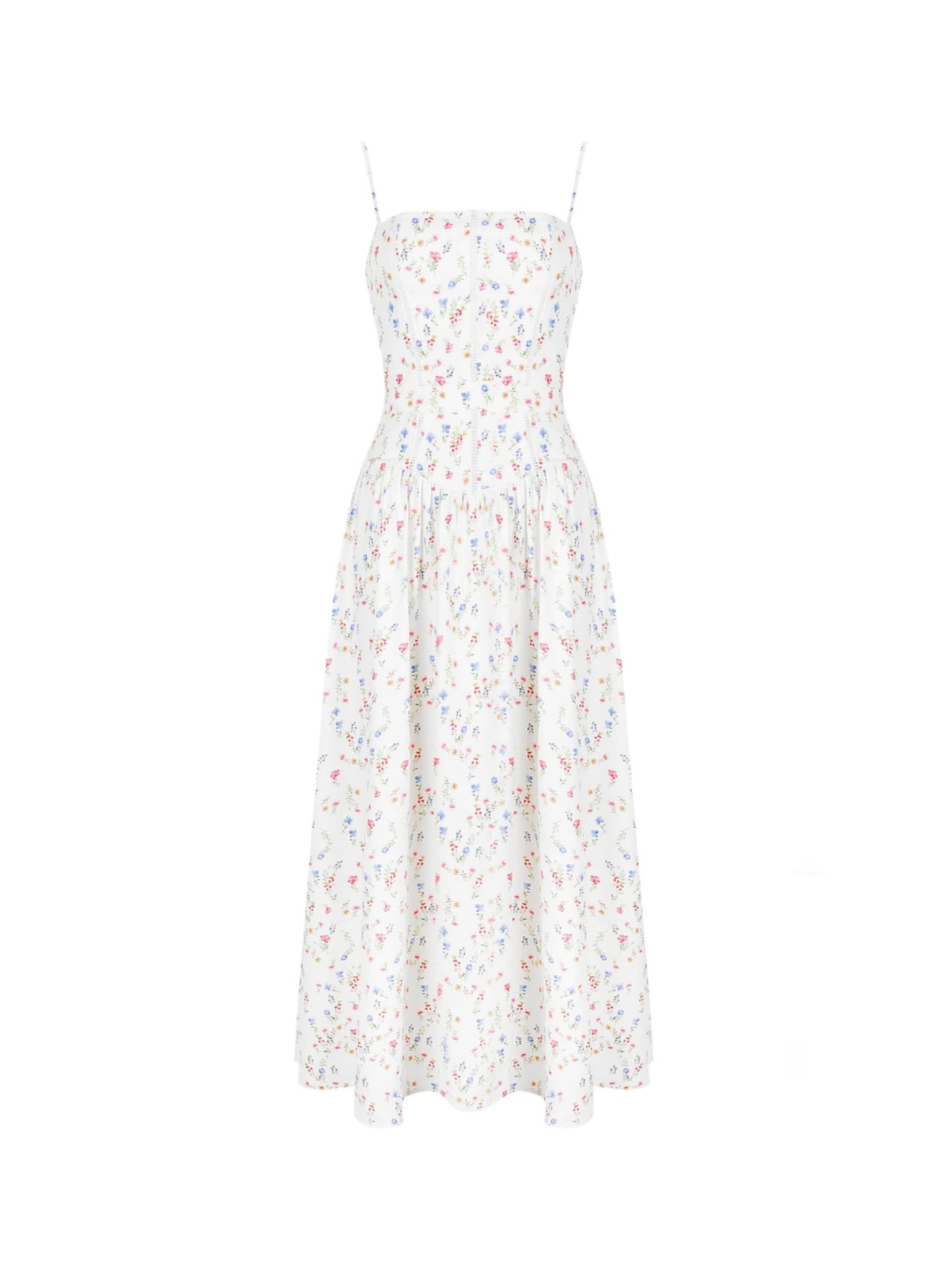 Lina Floral Midi Dress