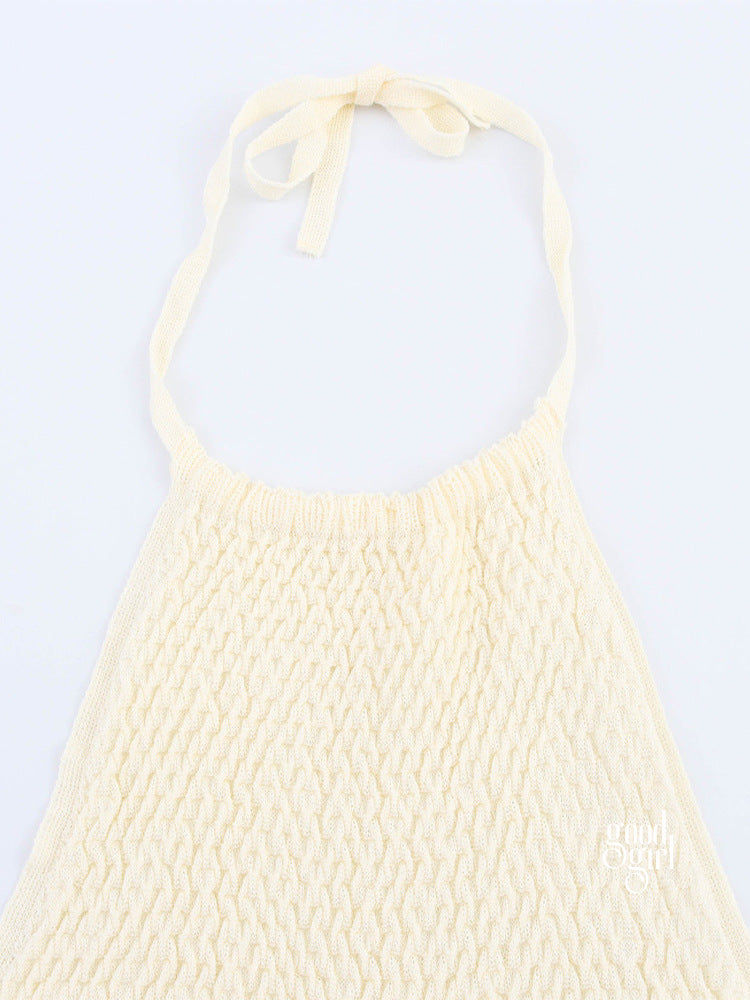 Aela Knit Halter Top [LS5VVEHT]