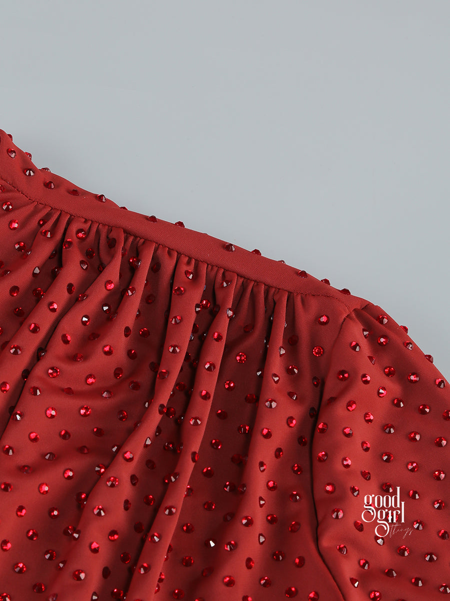 Aiza Embellished Pleated Maxi Dress [SJ4QNJUA]