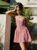Alexander Plaid Lace Mini Dress [HZ17HIC0]