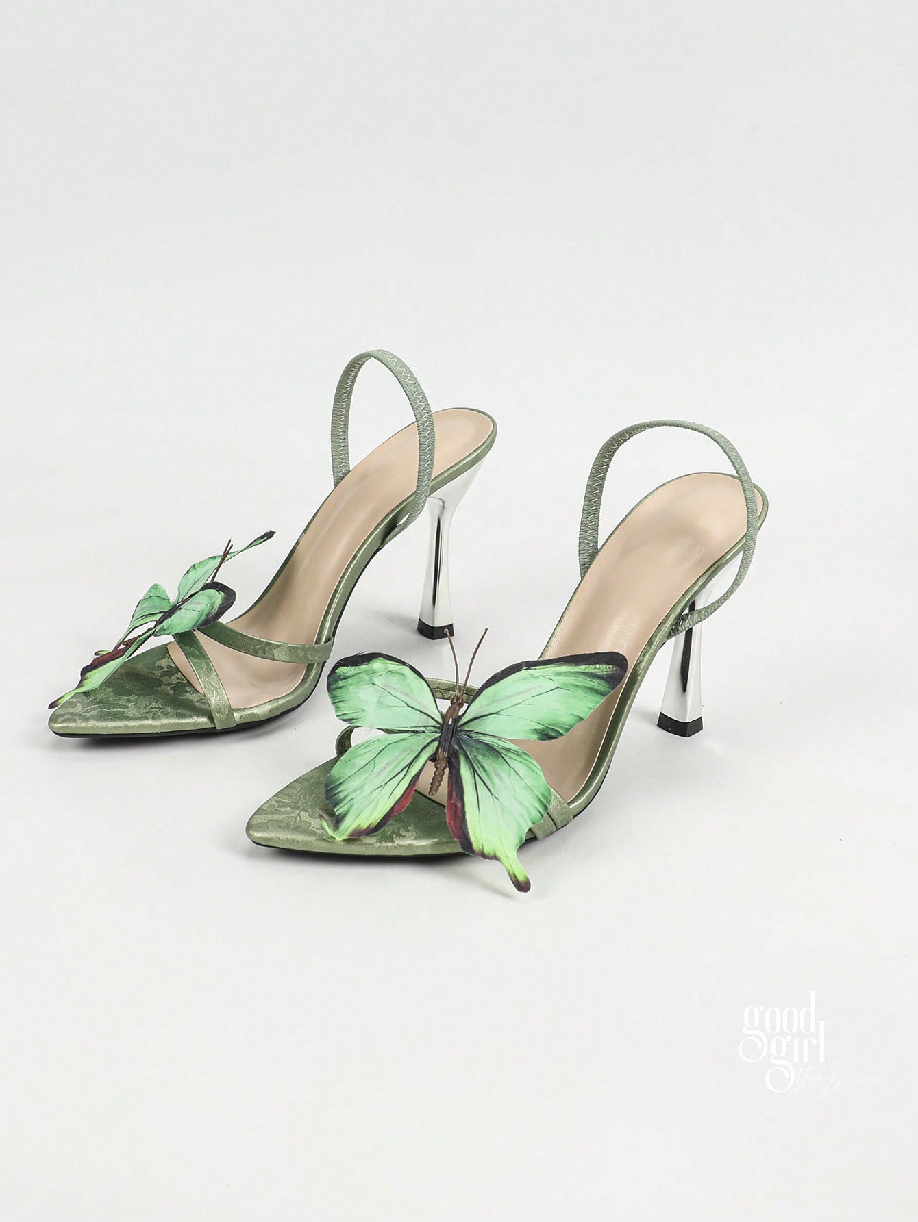 Alizay Iridescent Butterfly Heels [MHIURSPT]