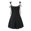 Aloni Pleated Backless Mini Dress [B67TX9T7]