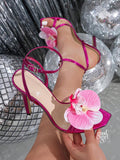 Alyssia Stiletto Butterfly Sandals [3VKTPJ0P]