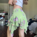 Amaryah Monet Floral Mini Skirt [4GW3CGZE]
