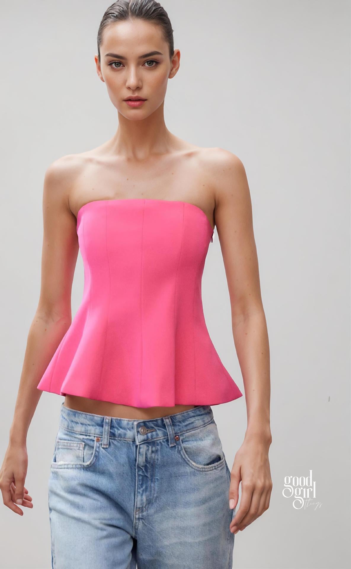 Amiya Strapless Tube Top [Y8F0ATTJ]