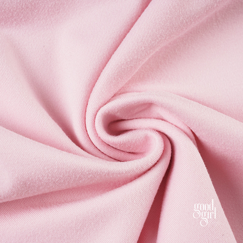 Annabel Pink Bow Square Neck Top [X45RJ5LE]