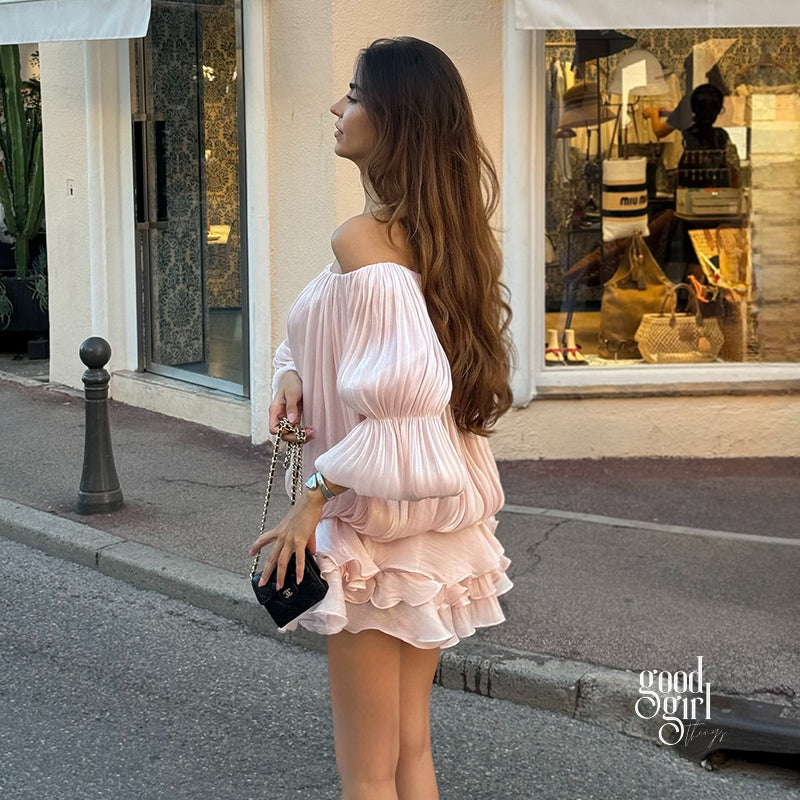 Antonina Off Shoulder Mini Dress [O08RX4X7]