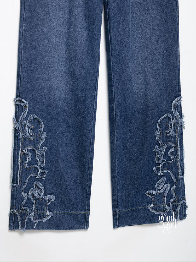 Arianna Low-Rise Flare Jeans [LTZE6V15]